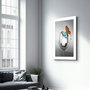 Wallity CAM-1015 Pintura Decorativa de Vidrio Templado 46 x 72 cm Arte de Pared Impresión UV Duradero Elegante